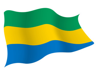 ガボン　国　旗　アイコン