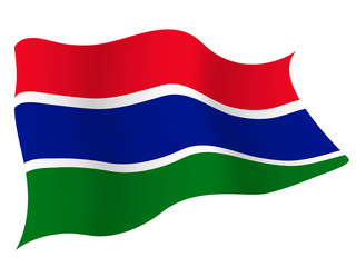 ガンビア　国　旗　アイコン