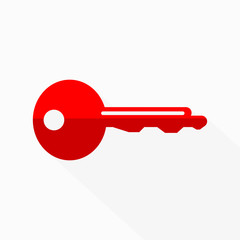 key isolated on white background