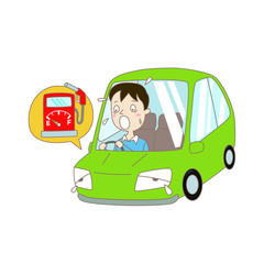 自動車トラブルのイラスト