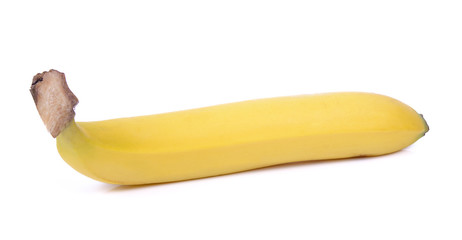 Ripe banana isolated on white background