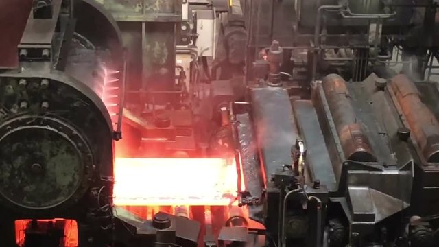 Steel mill background