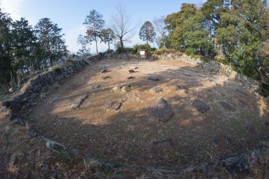 安土城跡　Azuchi Castle ruins