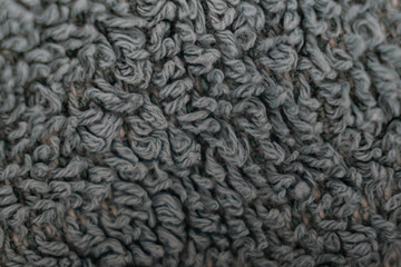 Wool texture for background usage..tangled threads abstract texture pattern background. Macro shot of colorful needlecraft silk thread ropes.