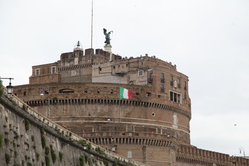 castel santangelo in rome italy