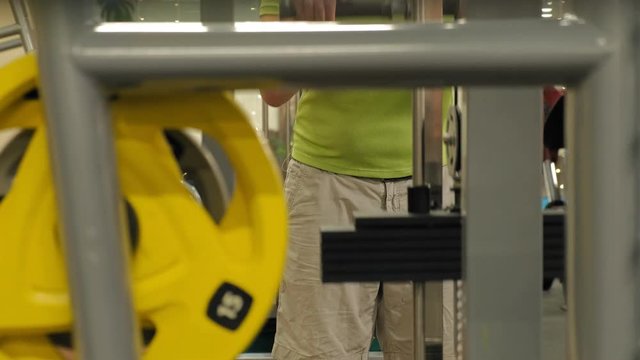 The man in the gym. Fitness. Healthy lifestyle