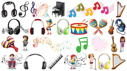 Set of musical objects