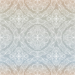Floral ornate decorative seamless background