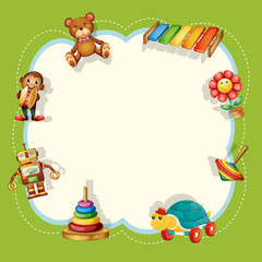 A children toys template