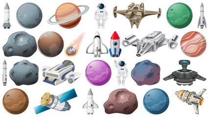 Set of space element