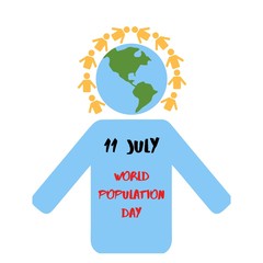 Illustration of International World Population Day