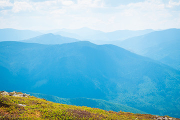 Fototapeta premium mountain hills beautiful mountain landscape
