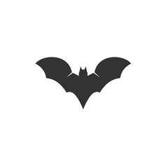 Bat logo template design vector