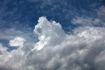 Fototapeta na wymiar Beautiful storm cloud. Background of storm clouds before a thunder-storm