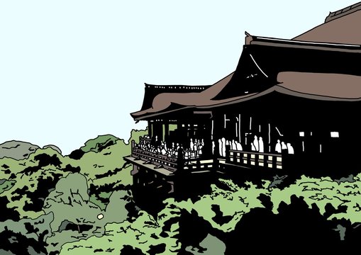 清水寺 Stock イラスト Adobe Stock