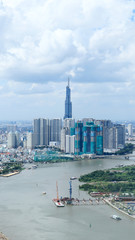 Cityscape of Saigon, Ho Chi Minh City