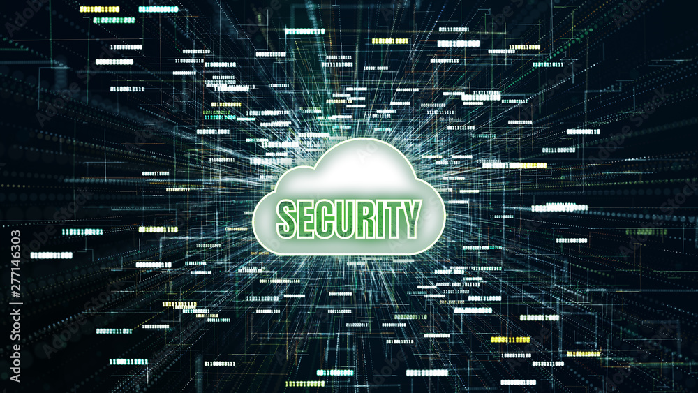 Aufkleber technology digital data network connection, secure data in global network, digital cloud computing, 