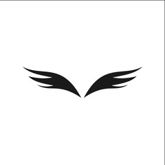 wing logo template design vector