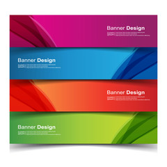 Vector Abstract design banner web template