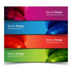 Obraz na płótnie Canvas Vector Abstract design banner web template