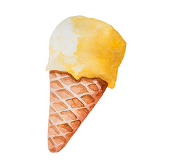 Picture of drawn ice cream