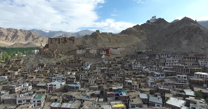 Leh Palace is a former royal palace overlooking the Ladakhi Himalayan town of Leh. A precursor to the Potala Palace in Lhasa, Tibet, the palace was built by King Sengge Namgyal in the 16th century.