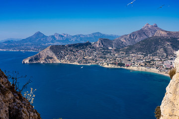 Obraz premium Mediterranean resort Calpe near Valencia Costa Blanca Spain