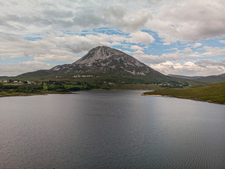 Errigal is a mountain near Gweedore in County Donegal, Ireland.It is the tallest peak of the Derryveagh Mountains and the tallest peak in County Donegal
