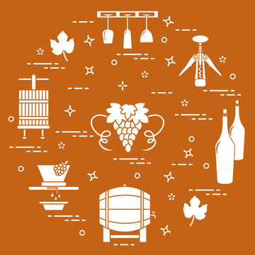 Winemaking: the production and storage of wine. Culture of drinking wine.