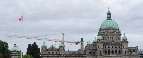 View of parliament building of British Columbia