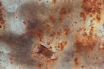 An old rusty metal surface. Abstract texture background. 