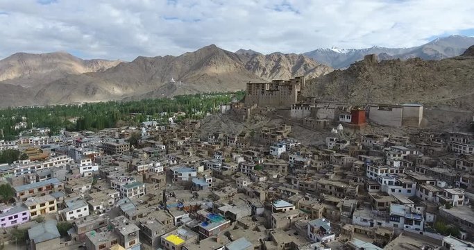 Leh Palace is a former royal palace overlooking the Ladakhi Himalayan town of Leh. A precursor to the Potala Palace in Lhasa, Tibet, the palace was built by King Sengge Namgyal in the 16th century.