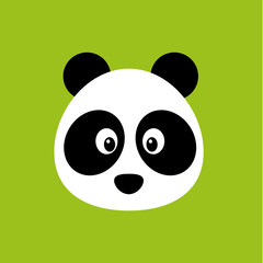 Fototapeta premium Panda Icon