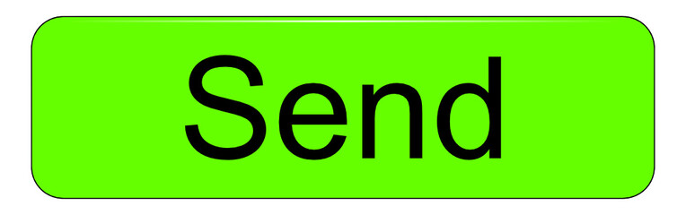 Send Button on white background - illustration