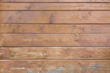 Obraz premium A rough wooden surface composed of elements. Clean wooden texture.