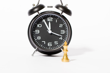 Chess and alarm clock