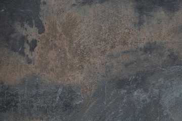 Dark gray old cement wall background close up