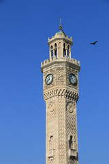 Fototapeta premium clock tower in izmir turkey