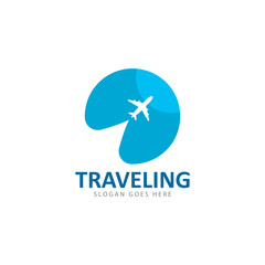 Travel logo vector icon template design 