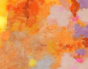 Obraz premium Beauty watercolor pattern background for decor creative fashion printable production, creating colorful backdrops of flyers, invitations, banners or web design graphic work. Abstract art wallpaper.