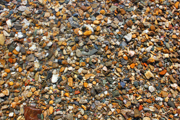 Abstract background from large stony sand