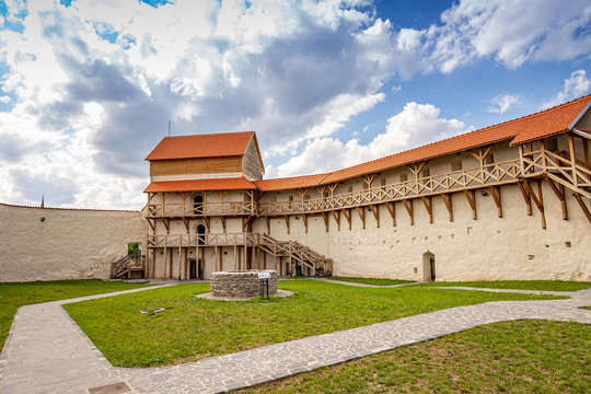 Feldioara newly restored medieval castle