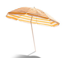 umbrella isolated on white background - obrazy, fototapety, plakaty