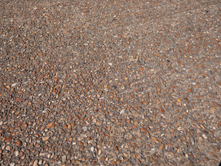 Gravel footpath surface