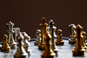 Chess, confrontation and competition, victory and defeat
