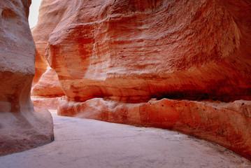 The Sig. Main entrance to the ancient city of Petra. Southern Jordan