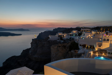 Santorin Sonnenuntergang an Caldera © scaleworker