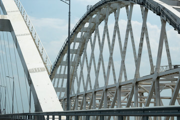 construction of bridge in Crimea