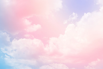 cloud background with a pastel colour