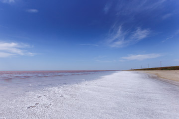 Salt lake sea